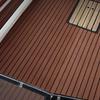 Dark Brown Faux Teak Marine Carpet Wood Dark Brown Boat Marine Sheet EVA Foam Boat Sheet 240*45CM