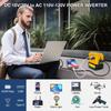 DC 20V to AC 110/220-230V Power Inverter Compatible with Dewalt 20V Max Battery 200W Portable Modified Sine Wave Power Converter