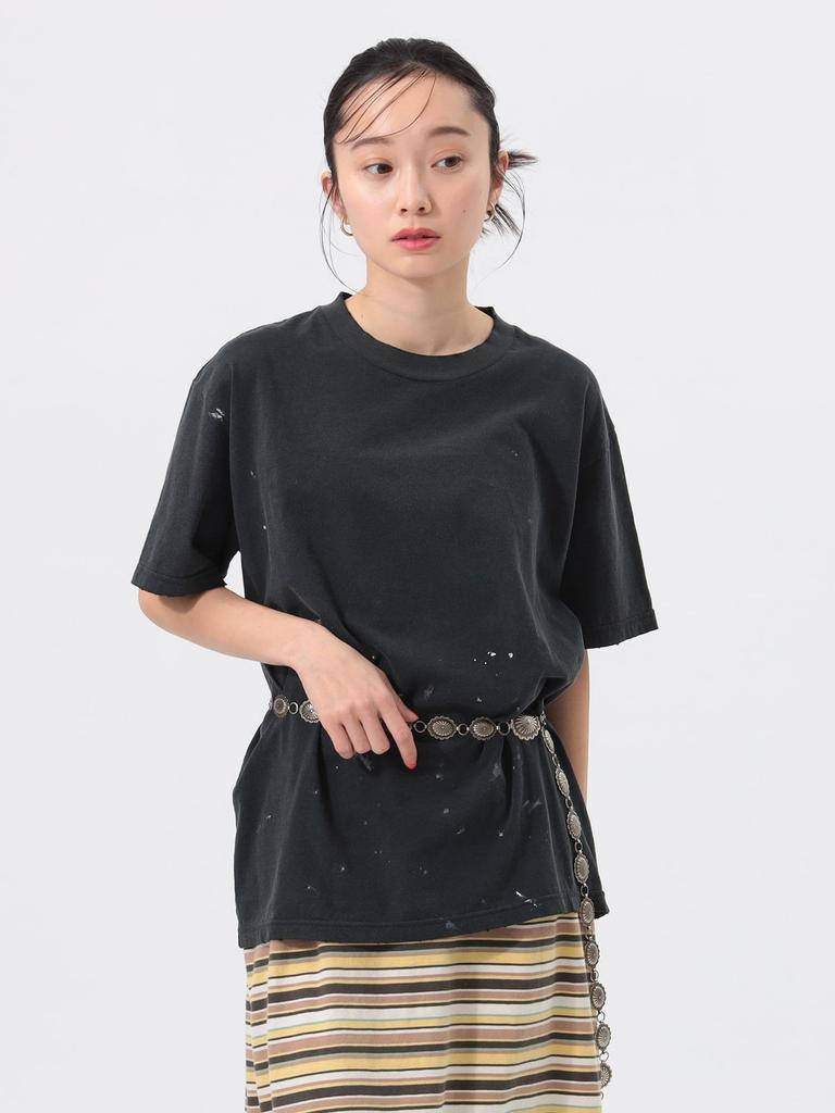 Beams Boy S/S TEE [Special Order] orSlow Dirty T-Shirt Women's Black Free