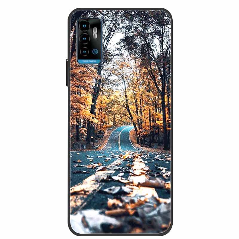 For ZTE Blade A71 Case Shockproof Soft silicone TPU Back Cover For ZTE BladeA71 Phone Cases for ZTE Blade A 71 2021 Cute Cartoon