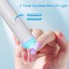 1PC Portable Nail Dryer UV Led Lamp For Manicure Rechargeable Quick Dry Nails Gel Polish Drying Lamp Nail Art Tool Home Salon Use
