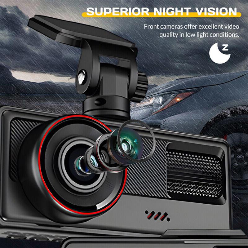 Hidden Dash Cam Wifi Hd 1080P Night Vision Car Mounted Phone Interface Parking Monitoring Recording High Resolution Video Footag