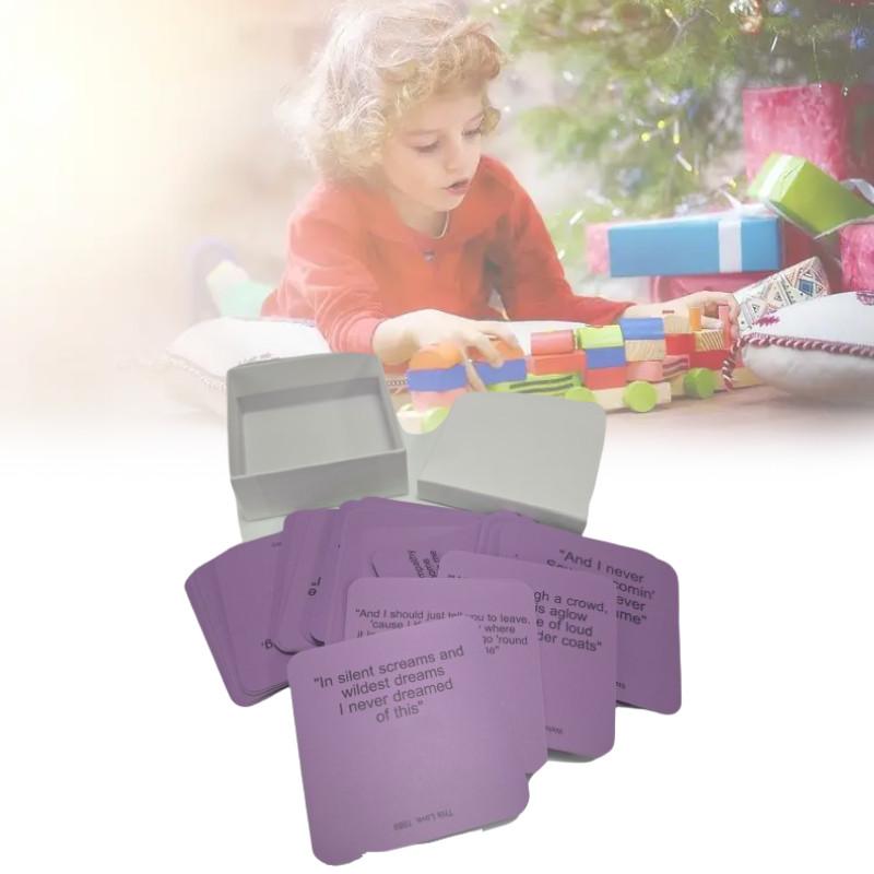 Ultimate The Delight For All Swifties Lyric Challenge Card Game Toy Children