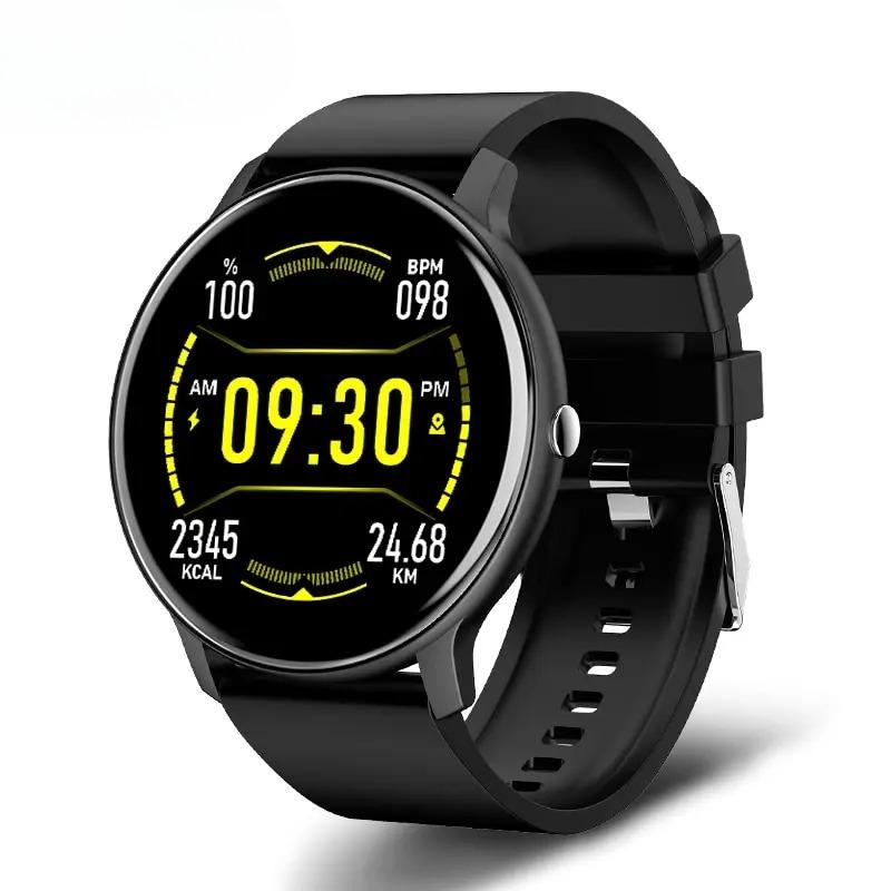 

Smart Watch Men Women Full Touch Screen Sport Fitness Watch Man IP67 Waterproof Bluetooth For Android IOS Smartwatch Men чорний