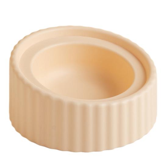 Raised Pet Bowl Ceramic with Stand Cat Bowl Tilted F