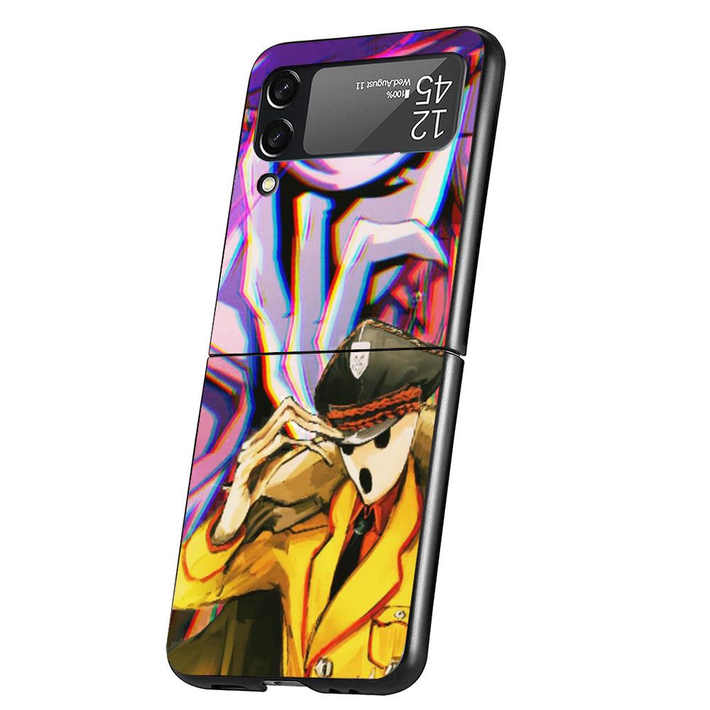 

Overlord Anime Case Phone Cover for Samsung Galaxy Z Flip 6 5 4 3 5G ZFlip6 ZFlip5 ZFlip4 ZFlip3 Black Hard Trend Fundas Galaxy ZFlip3