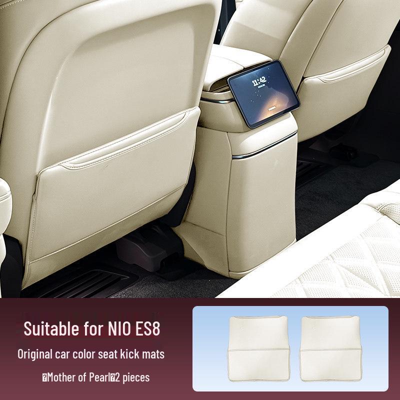 NIO ES8 Seat Kick Mats: Protective Covers for Rear Seat Footrests, Compatible with 26 Models