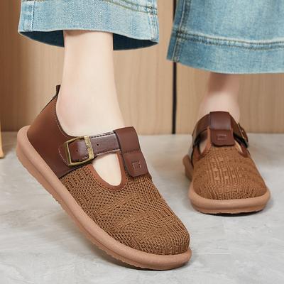 New Summer Women's Shoes Trendy and Versatile Casual Shoes Soft Sole and Not Tired Feet Women's Single Shoes Mesh Breathable