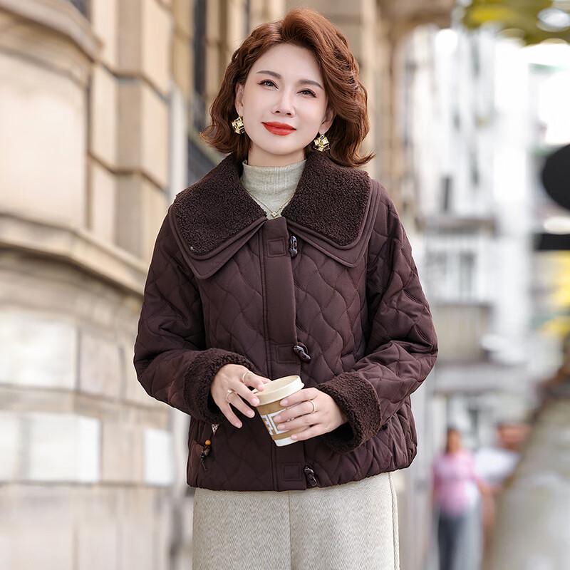 Yalu Middle-Aged Women's Lightweight Cardigan Coat