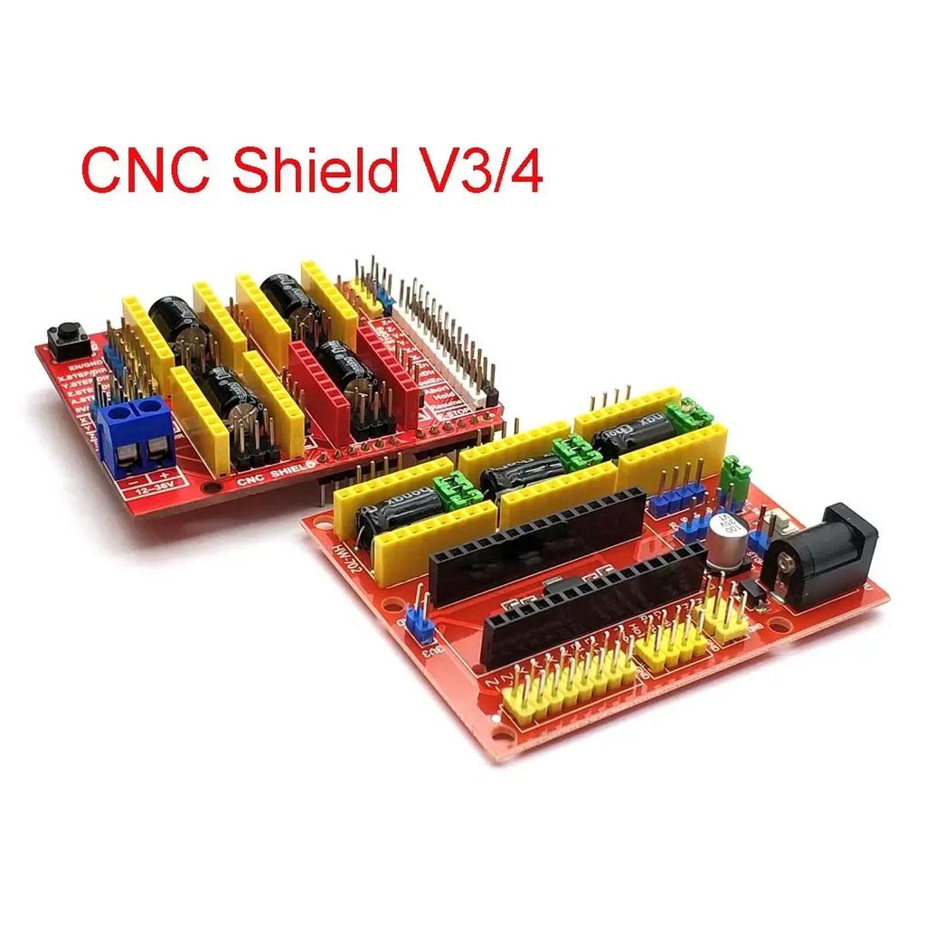 New CNC Shield V4 Shield V3 Engraving Machine 3D Printer A4988 Driver Expansion Board for Arduino Diy Kit