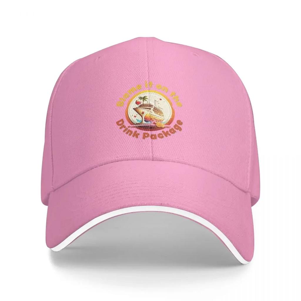 Blame It On The Drink Package Cap Fashion Casual Baseball Caps Adjustable Hat Hip Hop Summer Unisex Baseball Hats