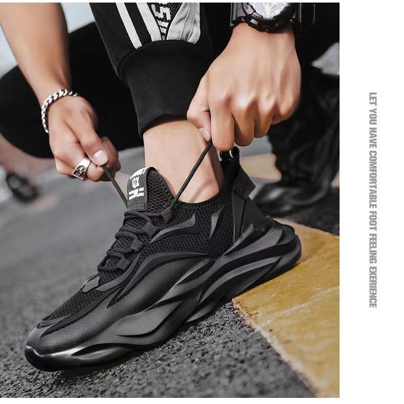 Height-increasing Casual Men's Shoes Summer New Retro Dad Shoes Trendy Thick-soled, Lightweight and Versatile Running Breathable Sneakers