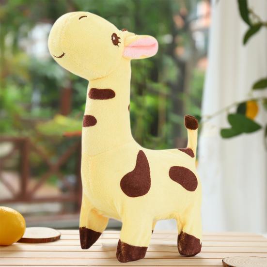 Laufende Giraffe Elektrisches Plüschtier mit Musikgeräuschen Bewegungen Batteriebetrieben Weiches Cartoon-Tier Interaktives Spielzeug Kinder Geburtstagsgeschenk