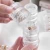 Round  5 Layer Clear Stackable Bead Storage Jars Cosmetic Storage Box Art Craft Accessory Organizer For Jewelry Beads Buttons