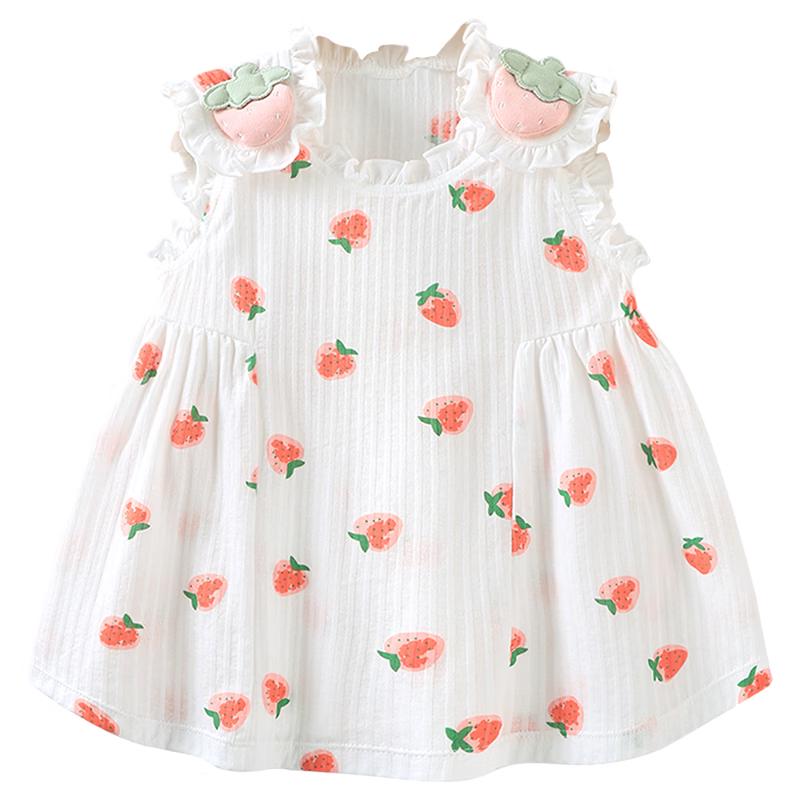Youqi Baby Girl Summer Sleeveless Princess Dress 80