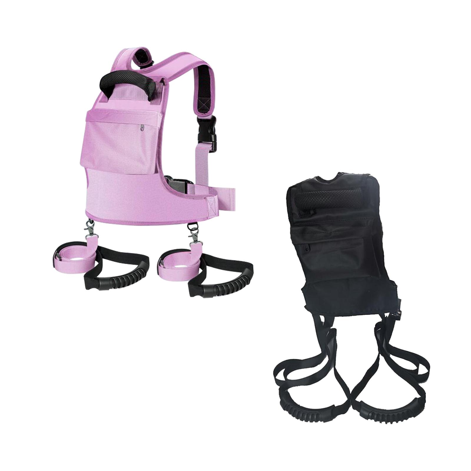 Kids Ski and Snowboard Harness Max Load 60lbs Ski Leash Ski Shoulder Harness for rosa