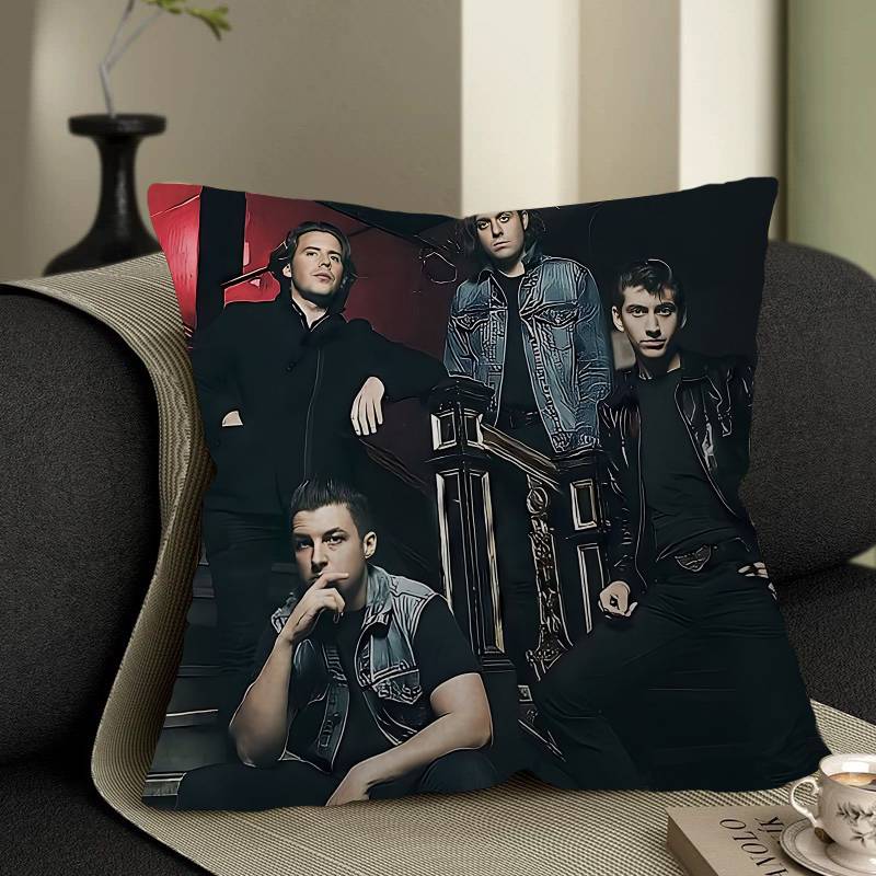 Vintage A-Arctic M-Monkeys Rock Band Pillow Cover For Bedroom Room And Living Room Sofa Decorative Cushion Cover