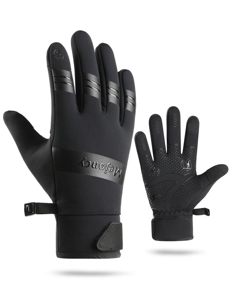 CRAZY SHARK Winter Outdoor Gloves with Smartphone and for Outdoor and Perfect for Fall and Winter Men's Gloves, Compatible, Waterproof, Windproof,