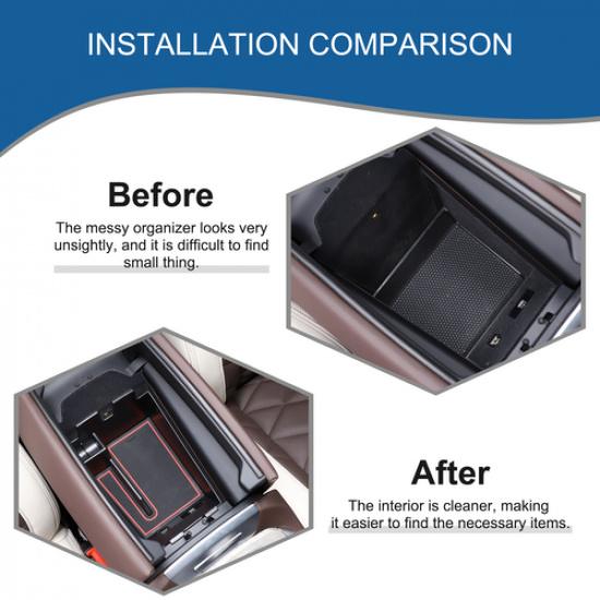 Car Center Armrest Storage Tray Organizer Box Tray For BMW X5 -2024