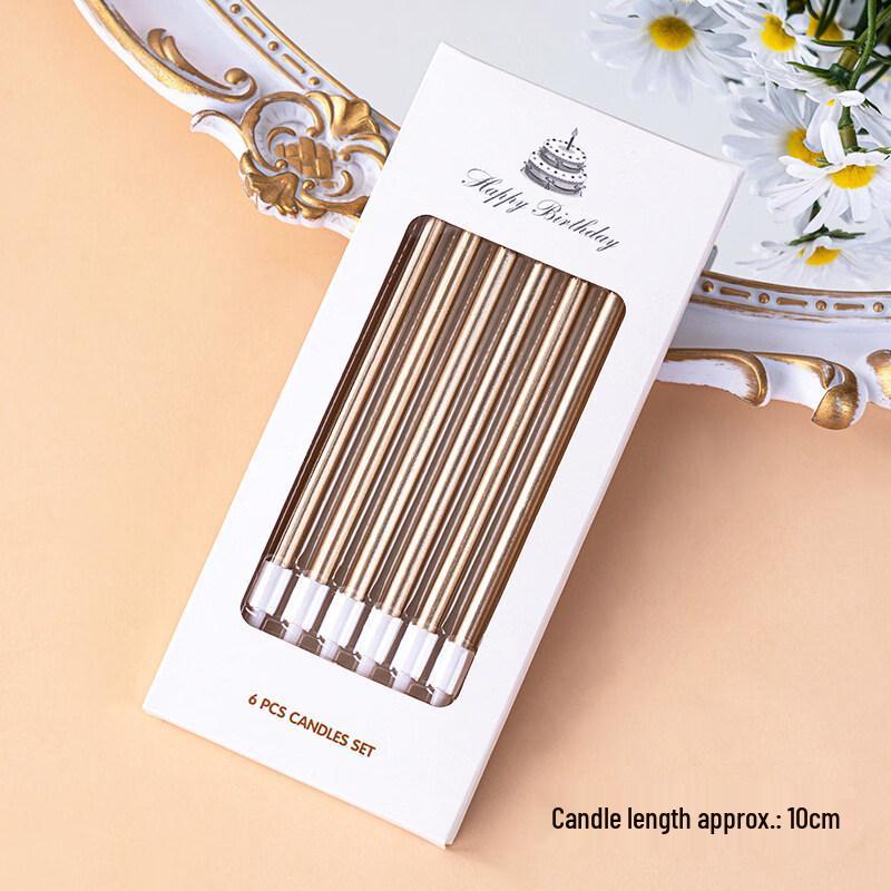 LIEI Rainbow Curved Decorative Birthday Candle