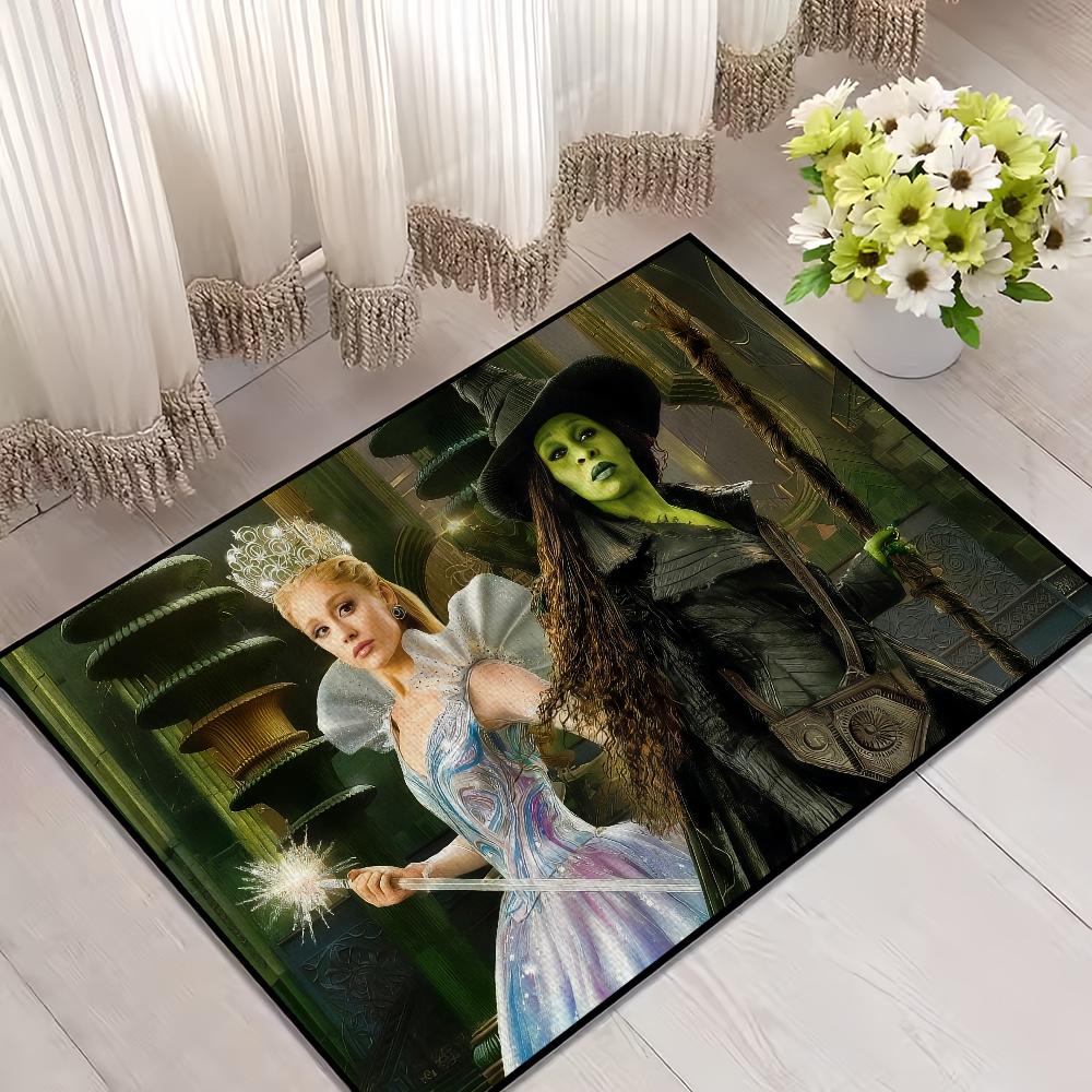 

Musical fantasy film w-wicked for good small carpet Rug Home Decor Bedroom Mat Hallway Balcony Entrance Doormat Decoration 40cm x 60cm
