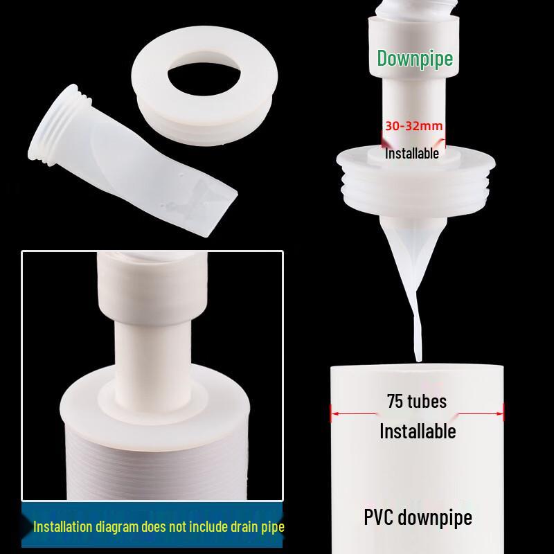 LANGZHIWEN 75mm Drain Odor-Proof Sealing Plug Set
