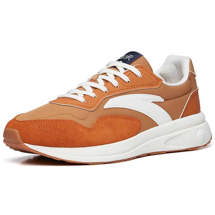 New Anta Heritage 3.0 Anti-Slip Wear-Resistant Low-Top Sports Casual Shoes Men's Tan 112248871-5