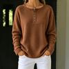 Women's Color Knit Button Front Cardigan Sweater for Casual Daily Wear