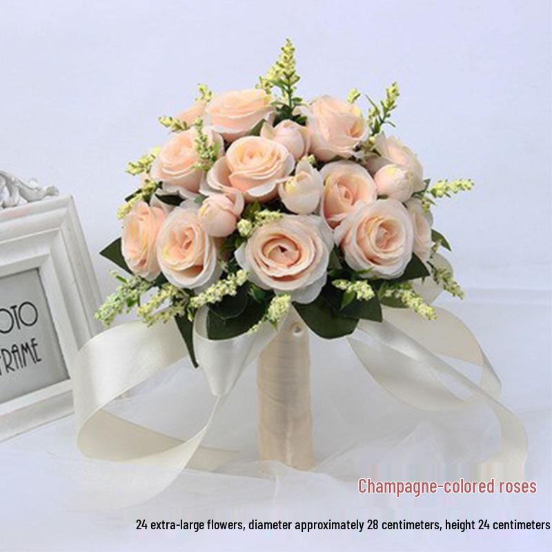 Koreanischer Waldstil Braut-Handstrauß für Hochzeit oder Foto-Requisiten