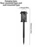 Solar-Powered Solar-Powered Mosquito Killer Lamp Waterproof Floor-Mounted Mosquito Trap  Lawn Use