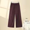 Women's Summer Short Sleeve Wide-Leg Pants Two-Piece Set