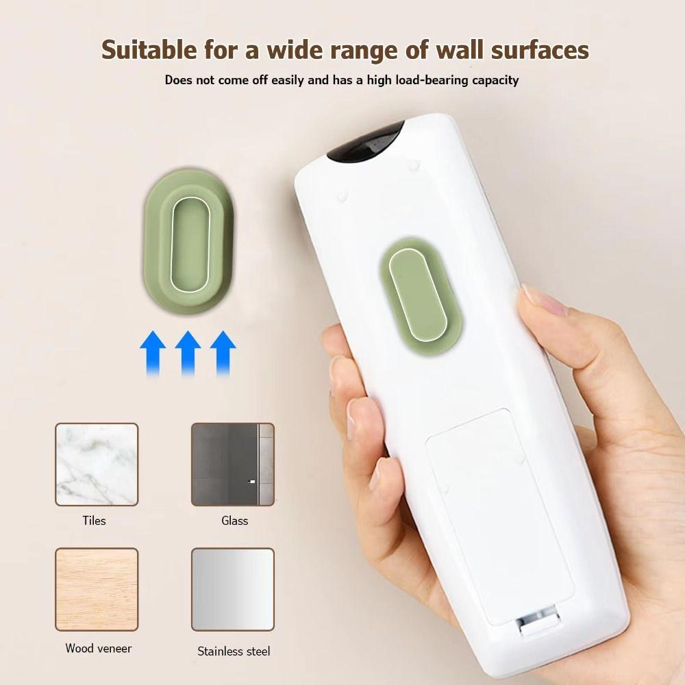 Traceless Magnetic Control Holder Wall-mounted Magnetic Sticker Hook Remote Control Organizers