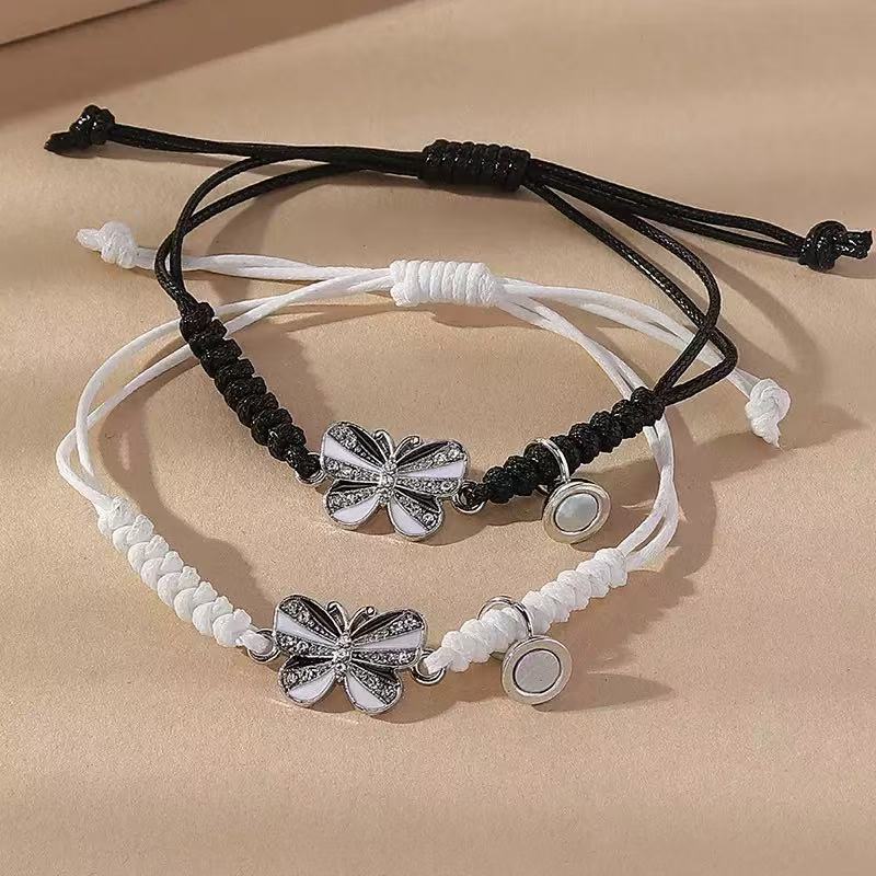JYL TS Bracelet Magnetic Couple  Butterfly Fosters Eternal Love Bracelet ржавый