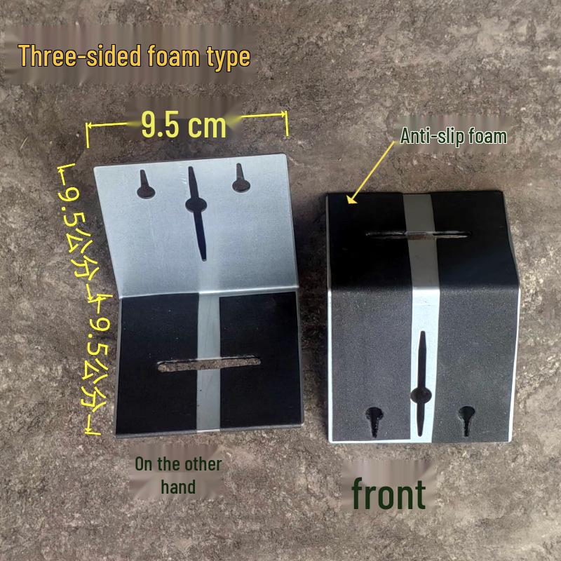 L-Shaped Wall-Mounted Spirit Level Bracket for Bricklayers