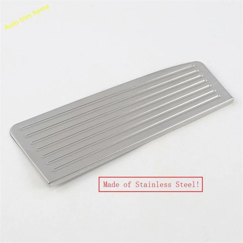 Auto Ruhefußpedalplatte Fußstützpanel Dekoration Abdeckung Zierleiste Für VOLVO XC60 2018 - 2024 Edelstahl Innenzubehör