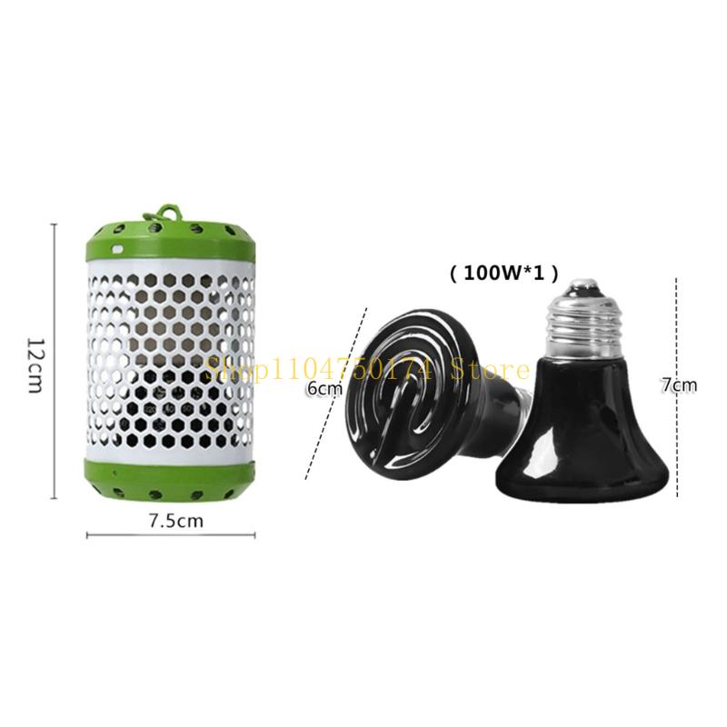 Heating Lamp 100W Technology For Molting Digestion Cage Wall Mount Included top sale