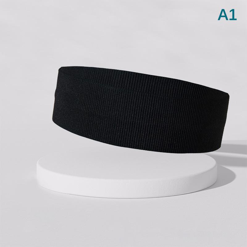 Non-Slip Elastic Sport Headbands Running Sweat-Absorbing Yoga Spa Wash Face Hairband For Women Men Sports Headwrap Sweatband