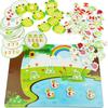 Wooden Colorful Puzzle with a Magnetic Puzzle
