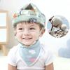 Casque de sécurité en maille dessin animé pour bébé et tout-petit Chapeau de protection pour la tête pour enfants pour la marche, le quatre pattes, les enfants qui apprennent à marcher Casquettes antichoc