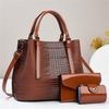 Elegant Fashion Crocodile Pattern Shoulder Crossbody Bag For Women In Stylish Colors