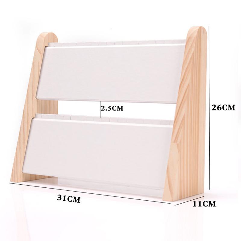 Dwupoziomowy drewniany stojak na naszyjniki, wieża na biżuterię, taca ekspozycyjna z wielofunkcyjnym wieszakiem i organizerem, stojak na naszyjniki