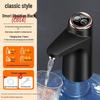 Universal Rechargeable Electric Water Pump for Large Barrels with One-Button Dispensing