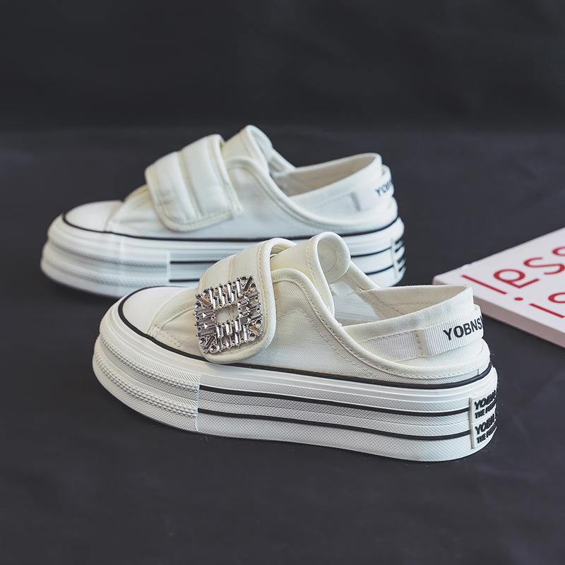 For Women High Quality Buckle Strap Women's Vulcanize Summer Platform Sport  Ladies Diamond Shoes Ladies
