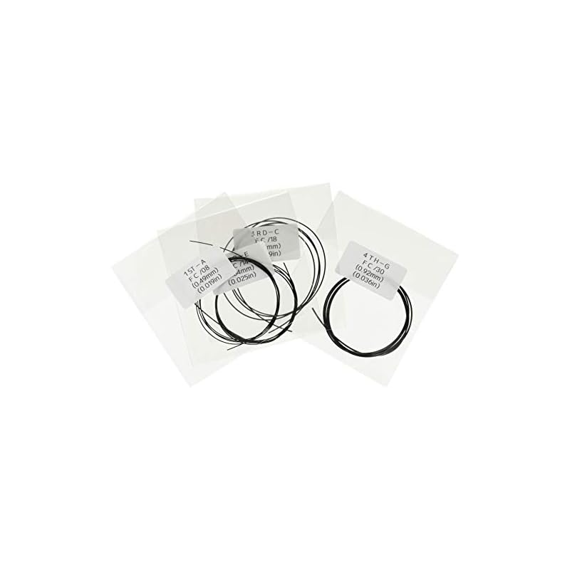 ORCAS Ukulele String Set for Soprano and Concert Ukuleles (Light Gauge, Low-G) OS-LGT LG