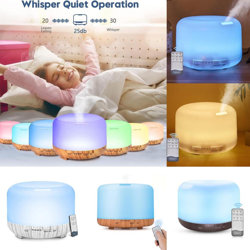 500ml Ultrasonic Air Diffuser With Timer For Home Relaxation