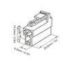 Car Wire Connector, T Type 2 Pin Power Plug Male and Female Socket and