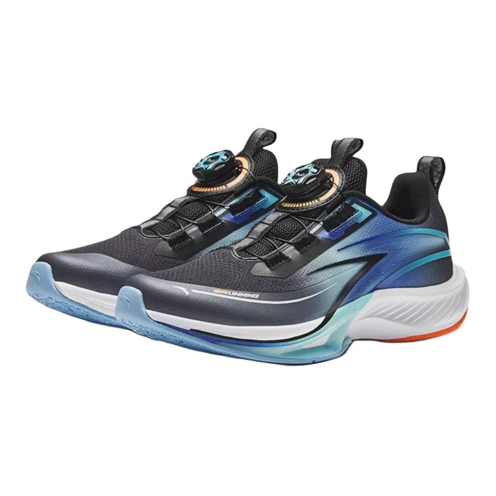 Anta Kids Hailang GT 2.0 Comfortable Versatile Test Exam Non-Slip Wear-Resistant Low-Top Running Shoes Kids Running Shoes Black Blue White 312435592-2
