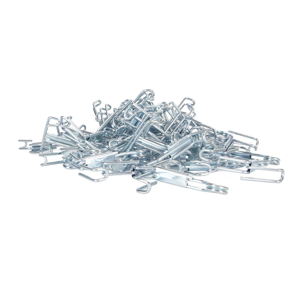 50Pcs Flat Jaw Pinchcocks Stainless Steel Strong Clamping Rustproof Latex Tube Clamps for Chemical S