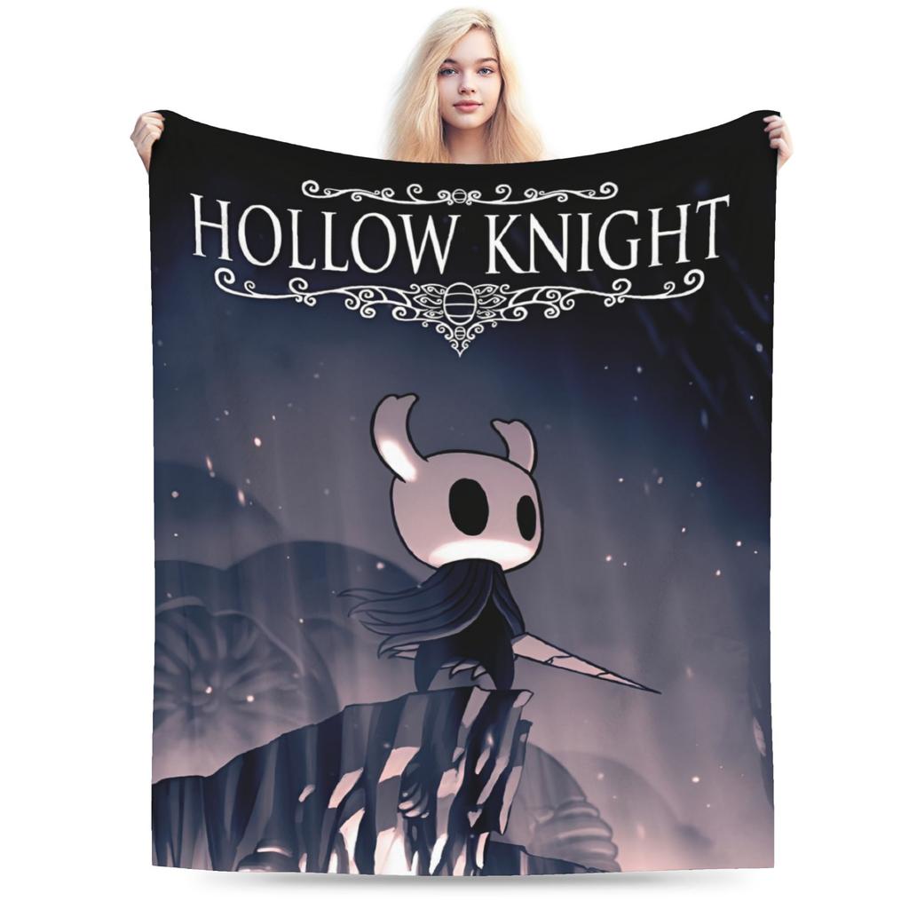 Hollow Knight Funny Games Blanket Lightweight Thin Flannel Novelty Gift Throw Blankets Quilt