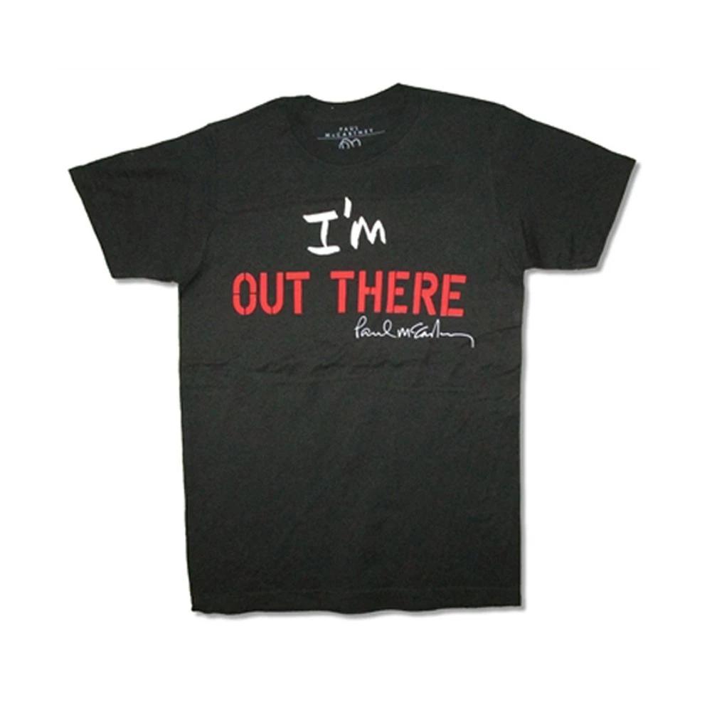 Men s Paul Mccartney I m Out There 2015 Tour T-shirt Small Black XXL